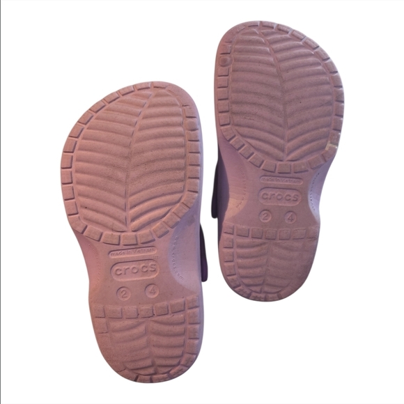 CROCS Kids' Lavender and Purple Clog-Size 4 Girl - Picture 3 of 3